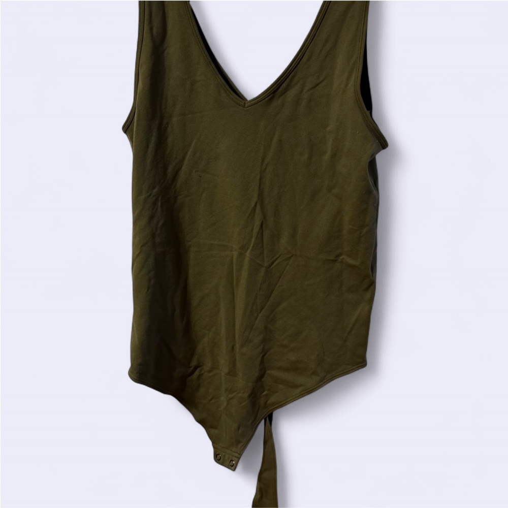 Olive Green Women's Sleeveless Top